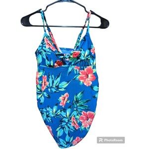 Ingrid & Isabel Maternity Sz Sm Tankini Swim  Bathing Suit Top Tropical
